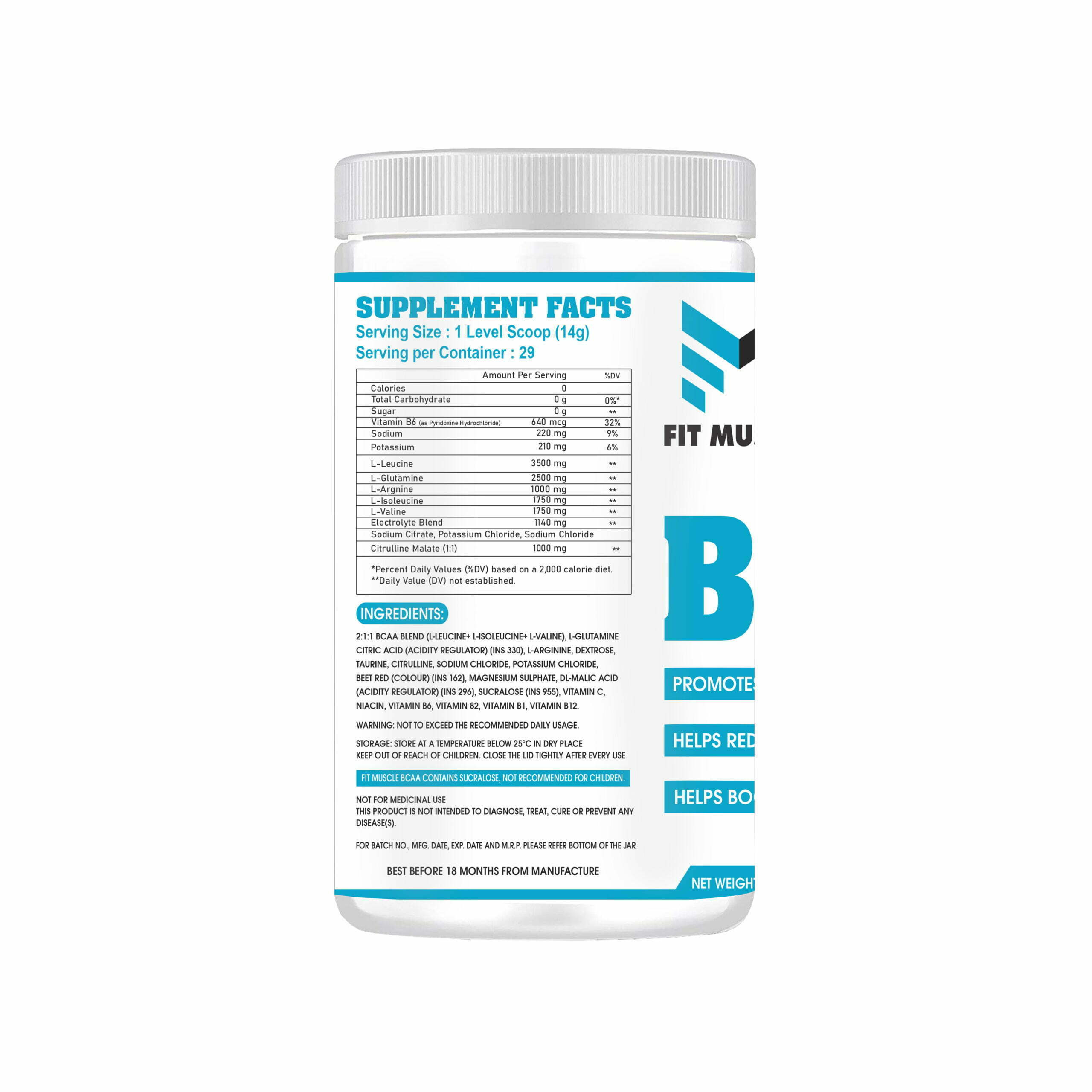 Nutrimuscle BCAA 4.1.1 constructeur